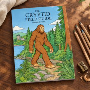 The Cryptid Field Guide Coloring Book