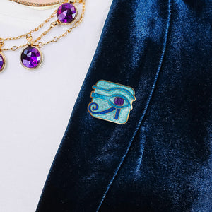 Egyptian Eye of Horus Enamel Pin