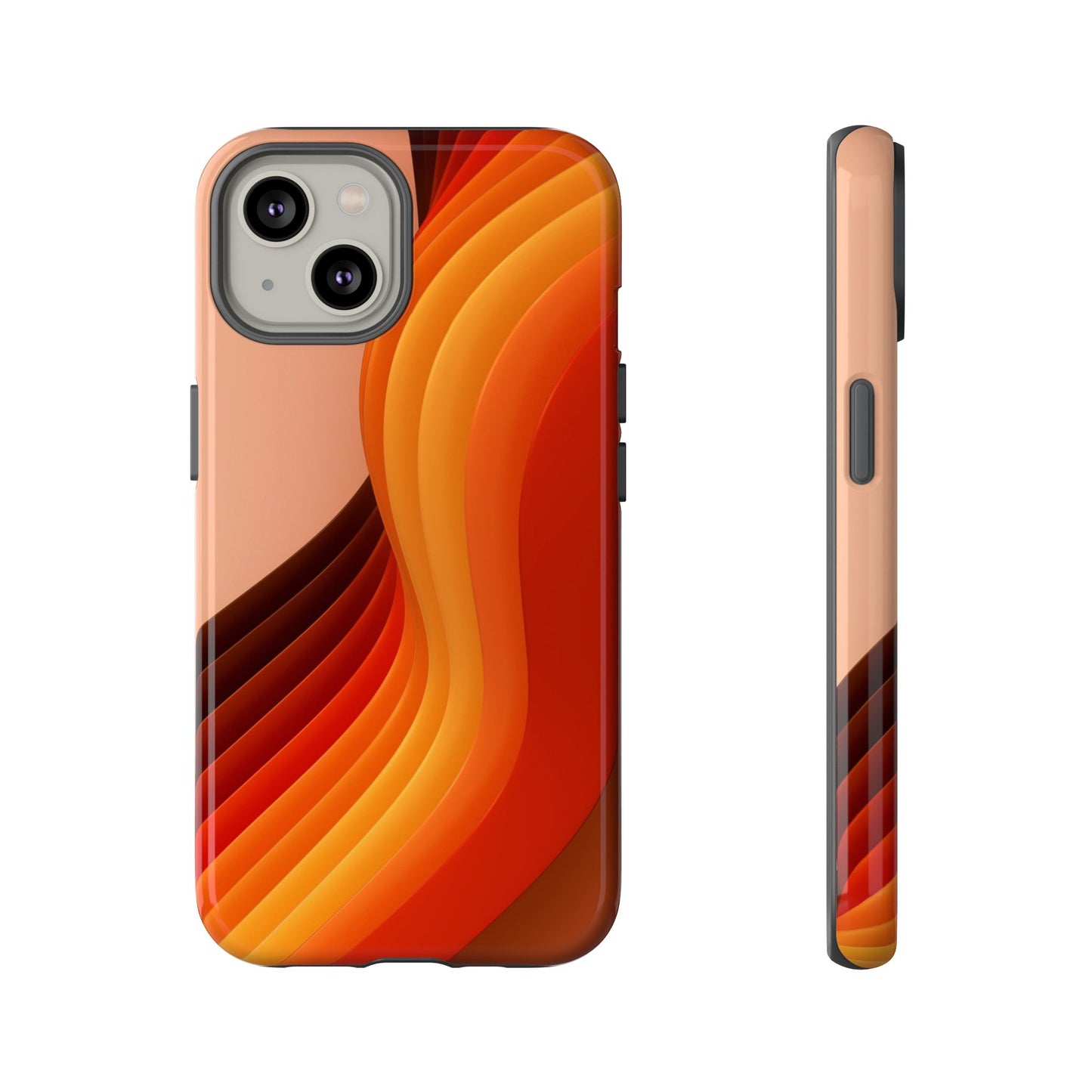 Dynamic Retro Waves iPhone Case