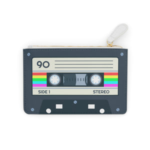 Retro Cassette MixTape Mini Clutch Bag