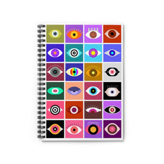 Evil Eye Candy Spiral Notebook
