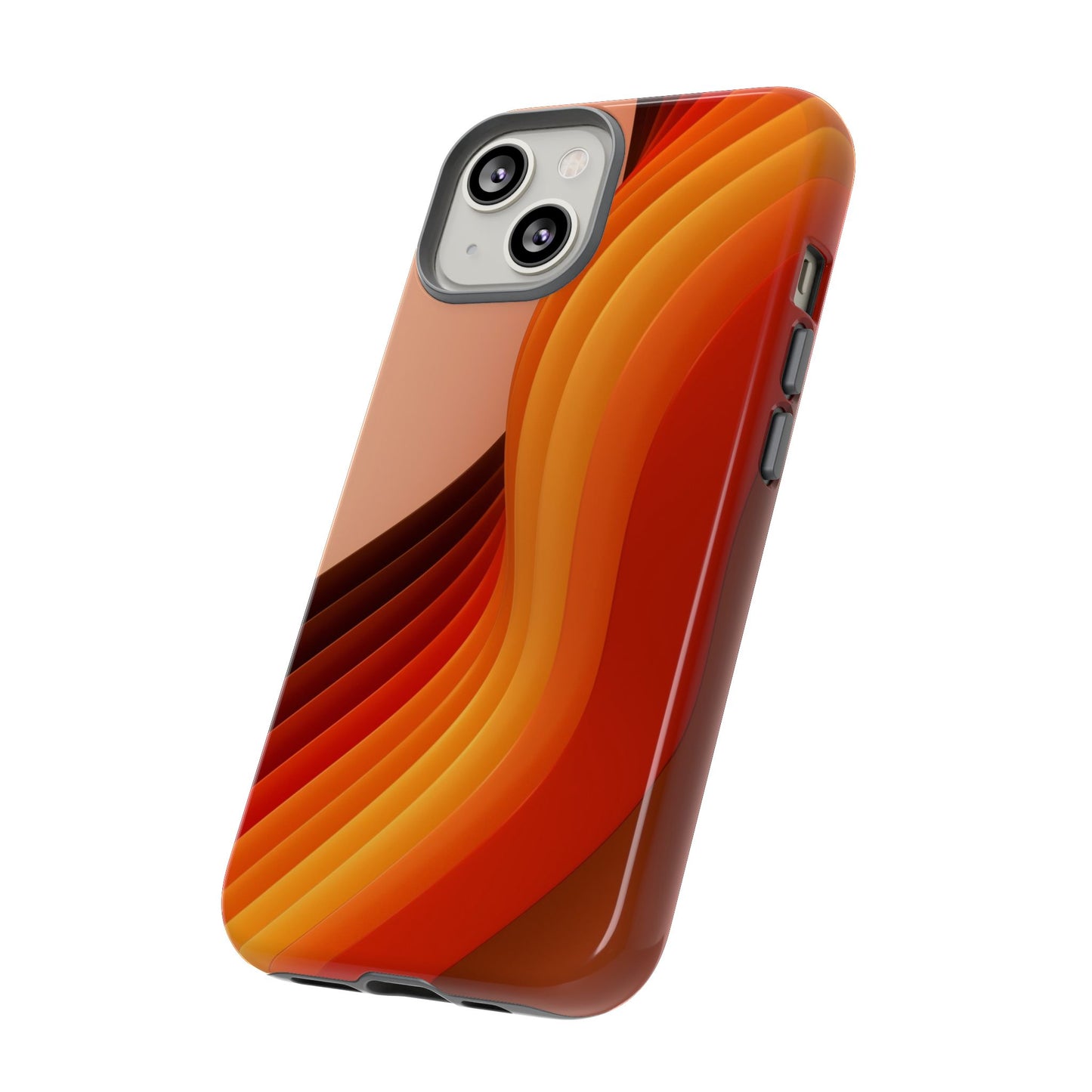 Dynamic Retro Waves iPhone Case