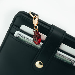 Anatomical Love Resin Heart Charm