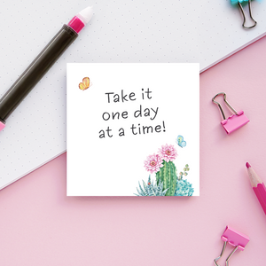 Butterfly Cactus Post-it® Note Set