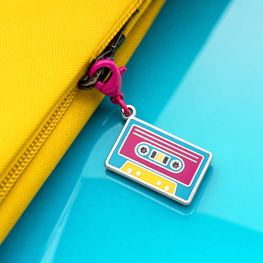 Retro Chic Cassette Enamel Charm