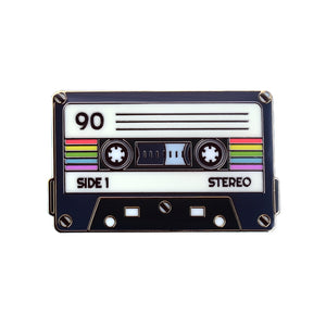 Retro Cassette Tape Enamel Pin Bundle
