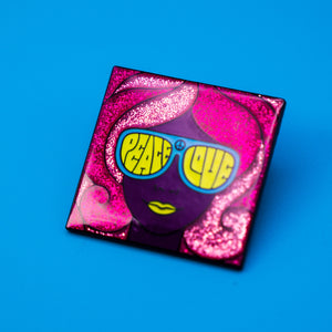 Peace & Love Hippie Enamel Pin