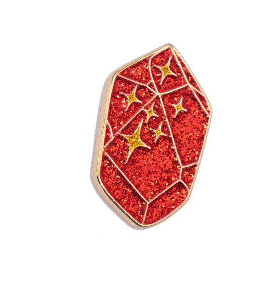 Magic Red Crystal Enamel Pin
