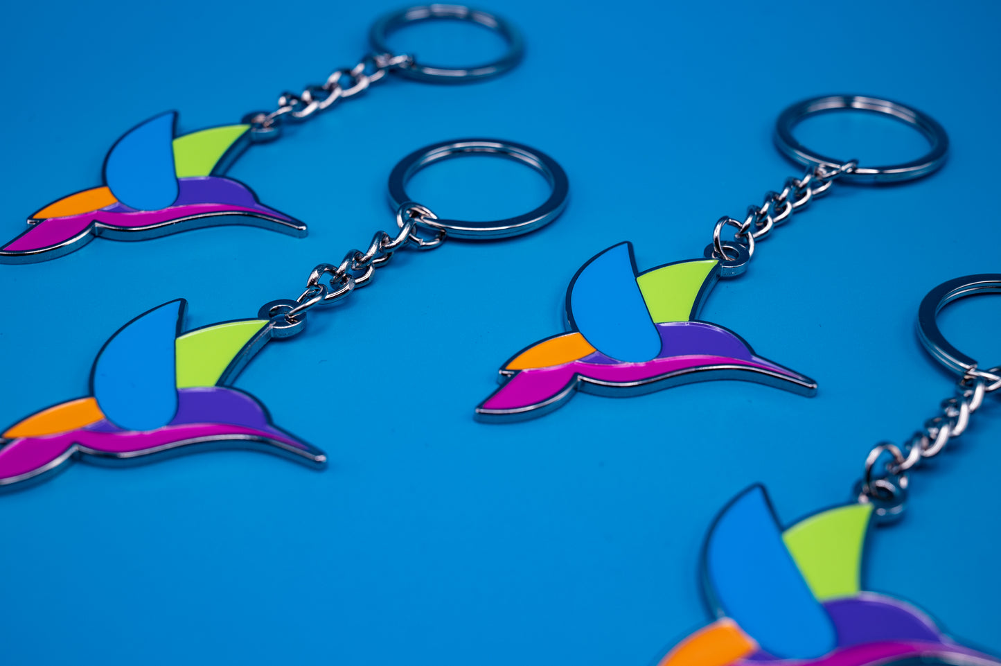 Enchanting Hummingbird charm keyring