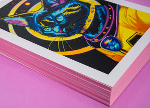 Cosmic Whiskers Art Print