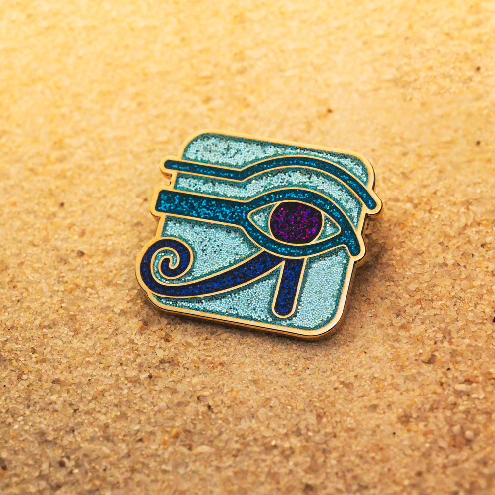Egyptian Eye of Horus Enamel Pin
