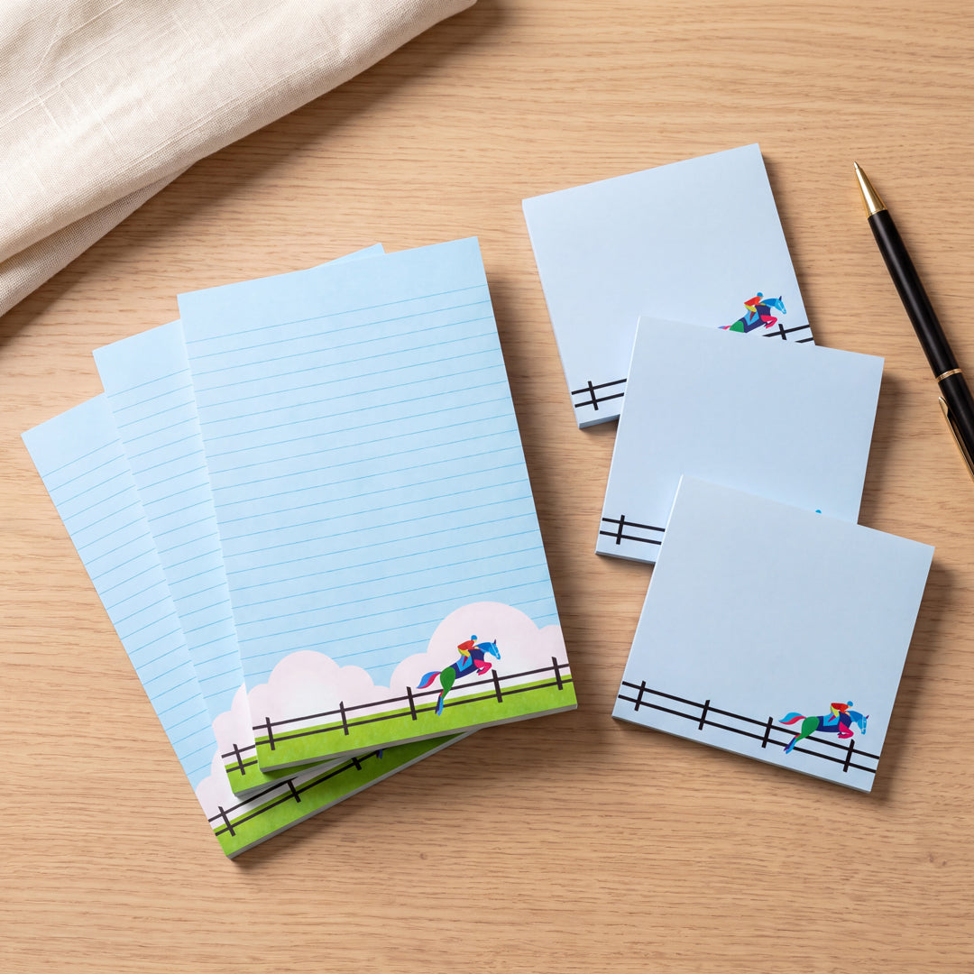 Horse Jumping Stationery Set of 6