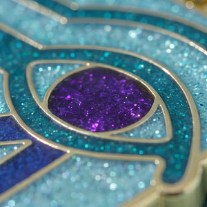 Eye of Horus Glitter Enamel Keychain Charm