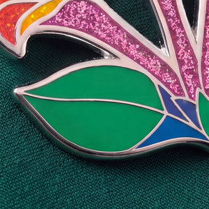 Honeysuckle Flower Enamel Pin