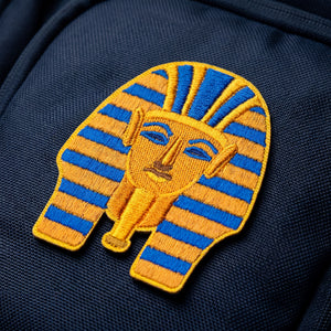 King Tut 3D Embroidered Patch