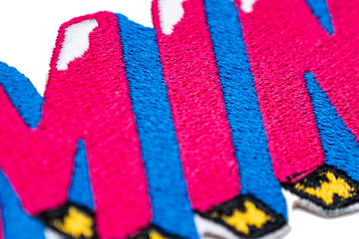 Claim It: Bold 'MINE' Iron-On Embroidered Patch