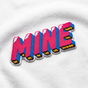 Claim It: Bold 'MINE' Iron-On Embroidered Patch