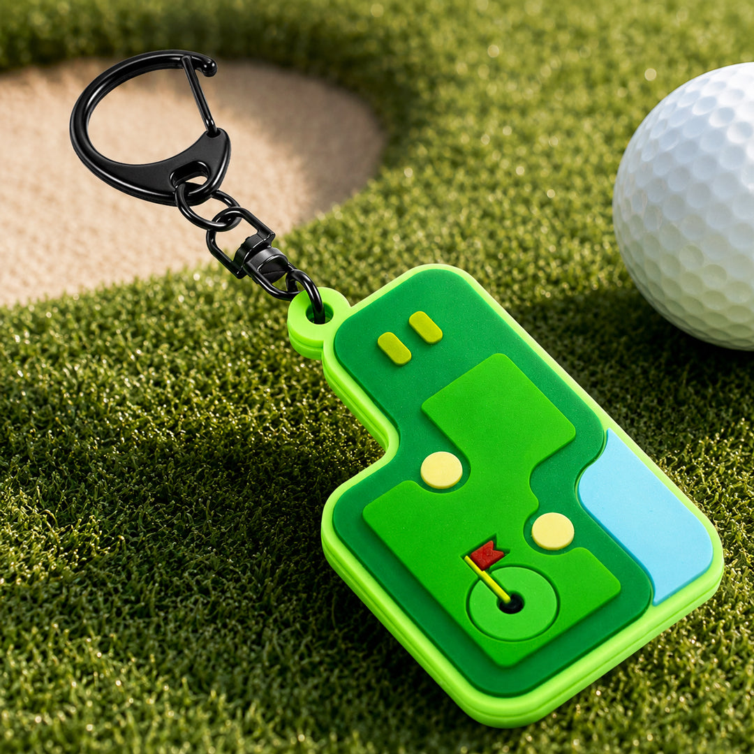Tiny Greens Mini Golf Course Keychain