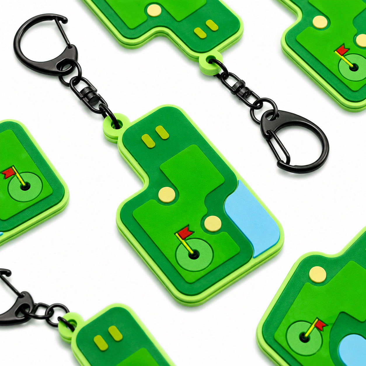 Tiny Greens Mini Golf Course Keychain