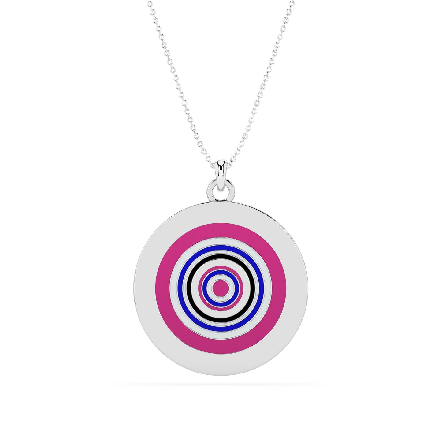 Enchanted Radial Harmony Enamel Pendant Charm