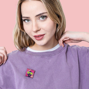 Peace & Love Hippie Enamel Pin