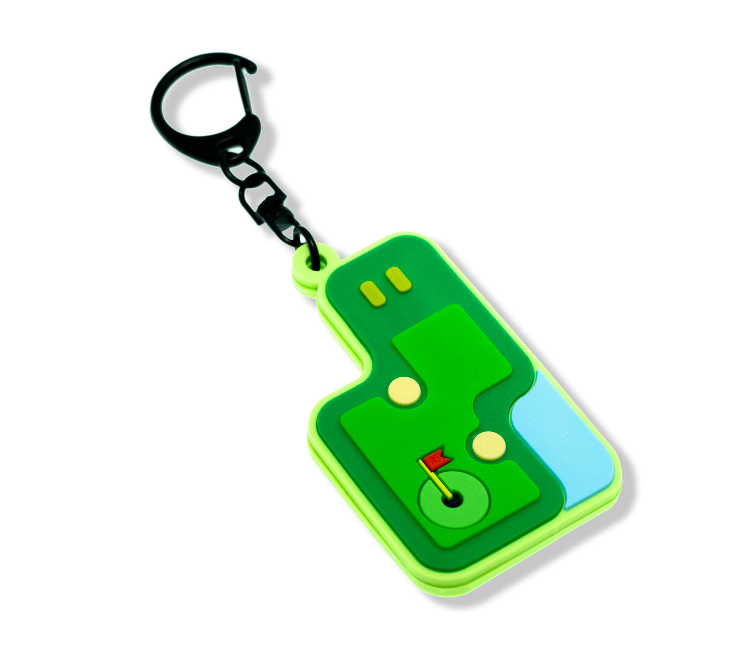 Tiny Greens Golf Course charm keyring
