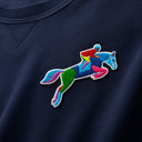 Equestrian Horse Jumping Iron-On Embroidered Patch