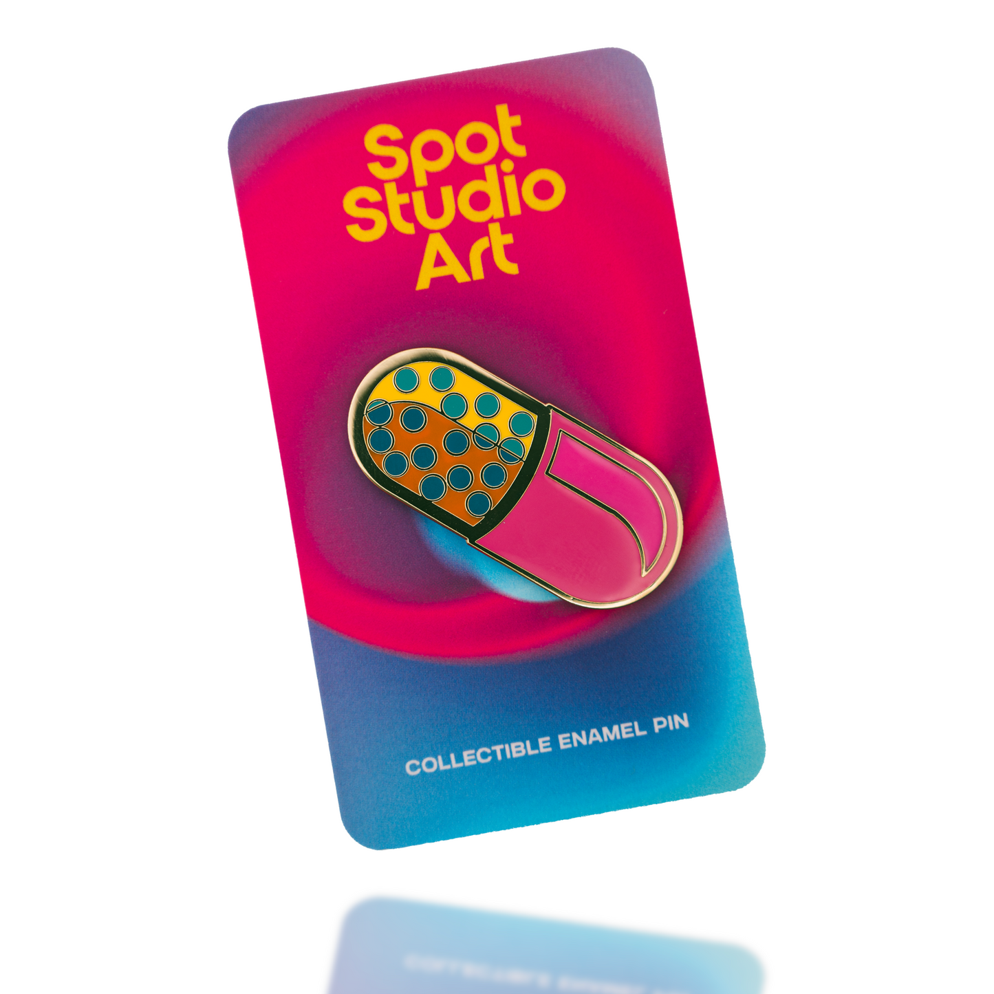 Pill Poppin' Capsule Pin Enamel Accessory