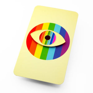 Rainbow Evil Eye Pride Enamel Pin