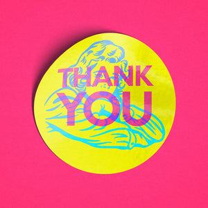 Mixed Emotion Thank You Sticker Sheet