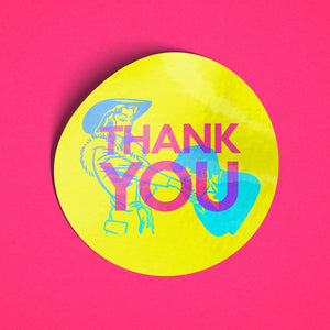 Mixed Emotion Thank You Sticker Sheet
