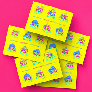 Mixed Emotion Thank You Sticker Sheet