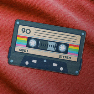 Throwback Vibes: Cassette Tape Iron-On Patch