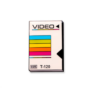 Retro VHS Tape Sleeve Enamel Pin