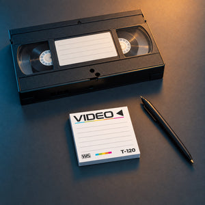 Retro VHS Tape Post-it® Notes – 50 Sheets per Pad