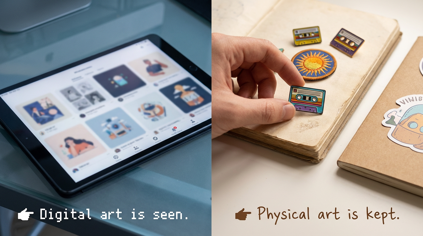 Why Physical Objects Feel More Special Than Digital Art