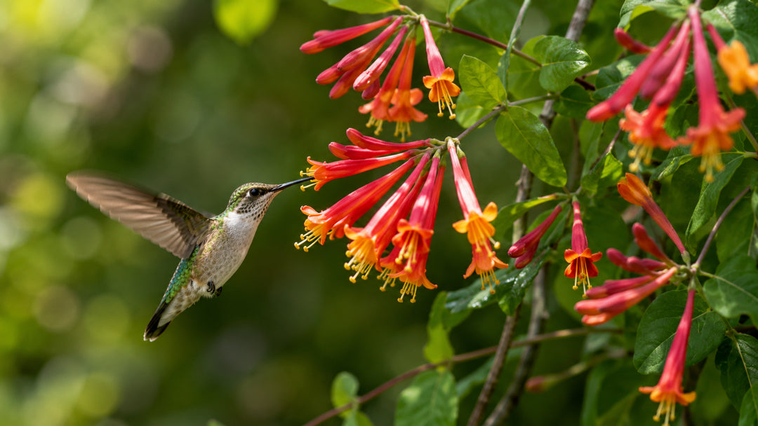 The Hidden Love Story Between Hummingbirds and Honeysuckle