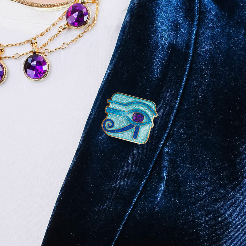 Egyptian Eye of Horus Enamel Pin