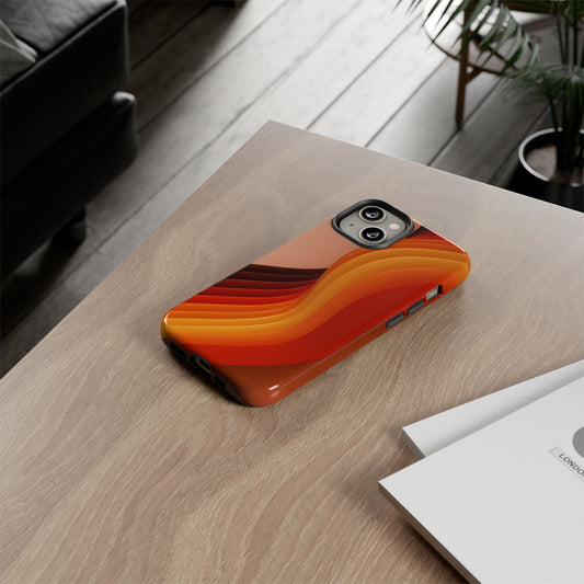 Dynamic Retro Waves iPhone Case