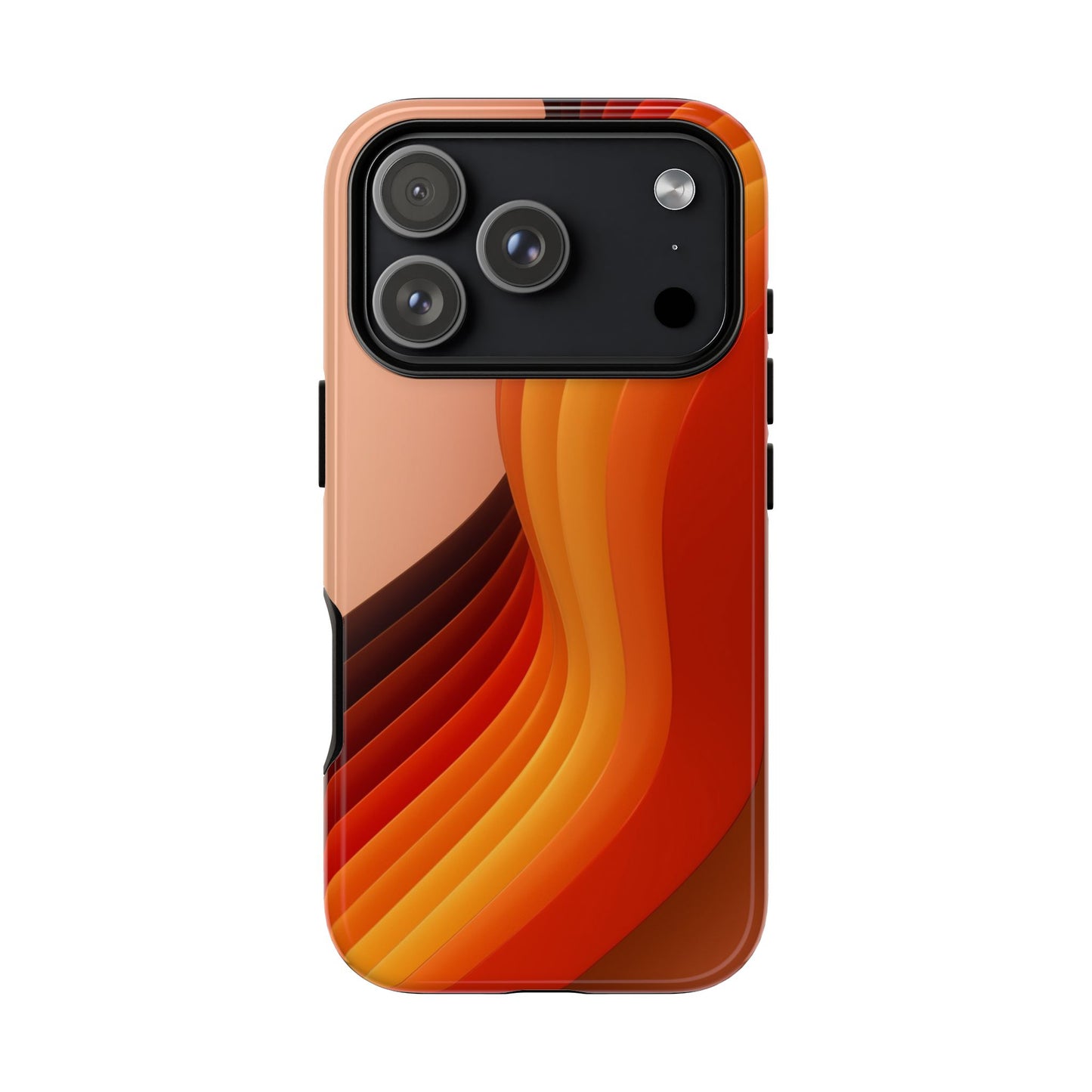 Dynamic Retro Waves iPhone Case