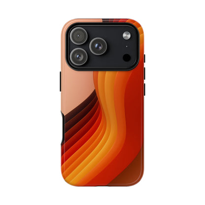 Dynamic Retro Waves iPhone Case