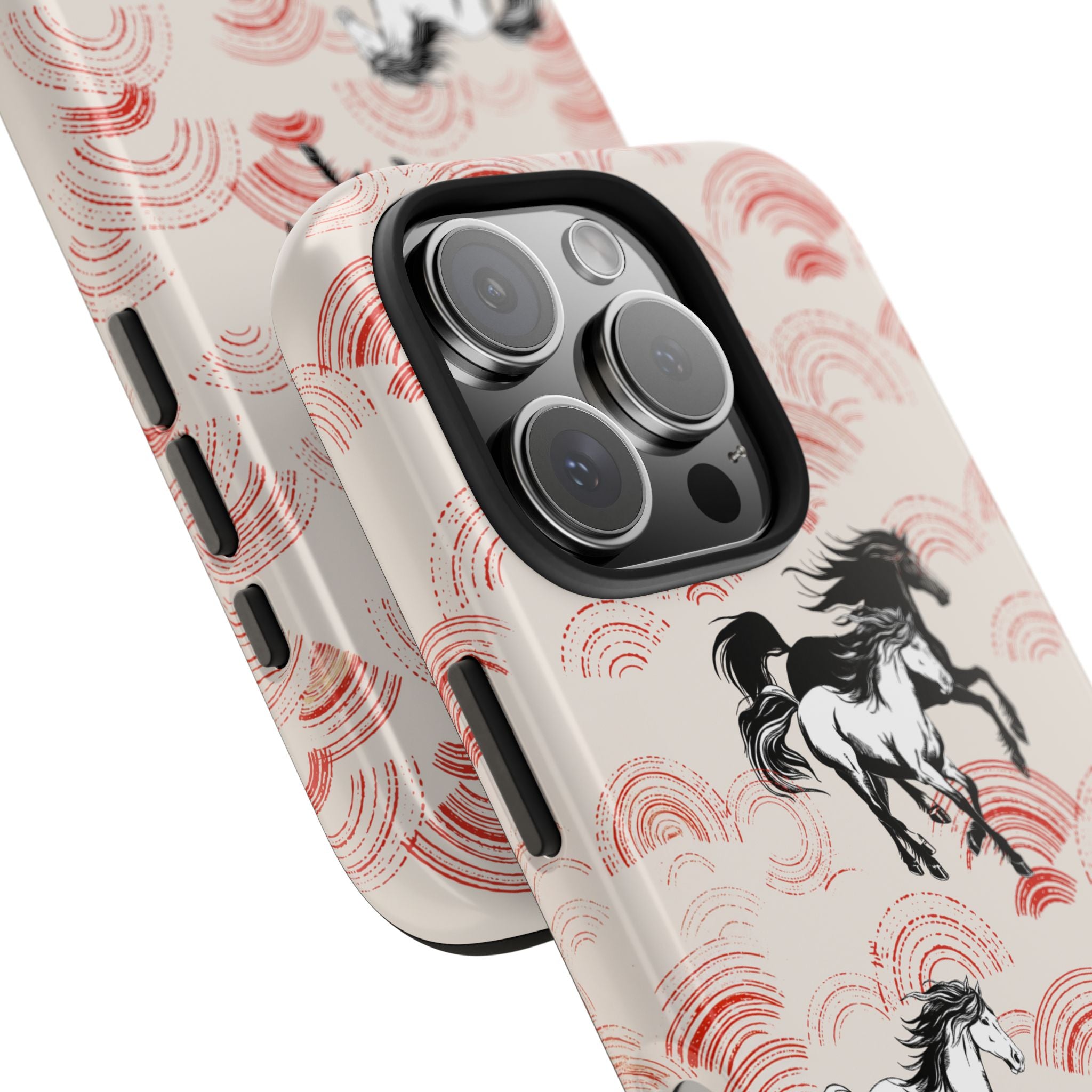 Japanese Woodblock Edition Equestrian iPhone Case