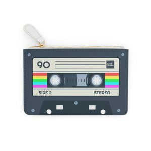 Retro Cassette MixTape Mini Clutch Bag