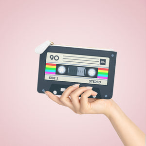 Retro Cassette MixTape Mini Clutch Bag