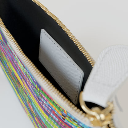 VHS Video Glitch Mini Clutch Bag