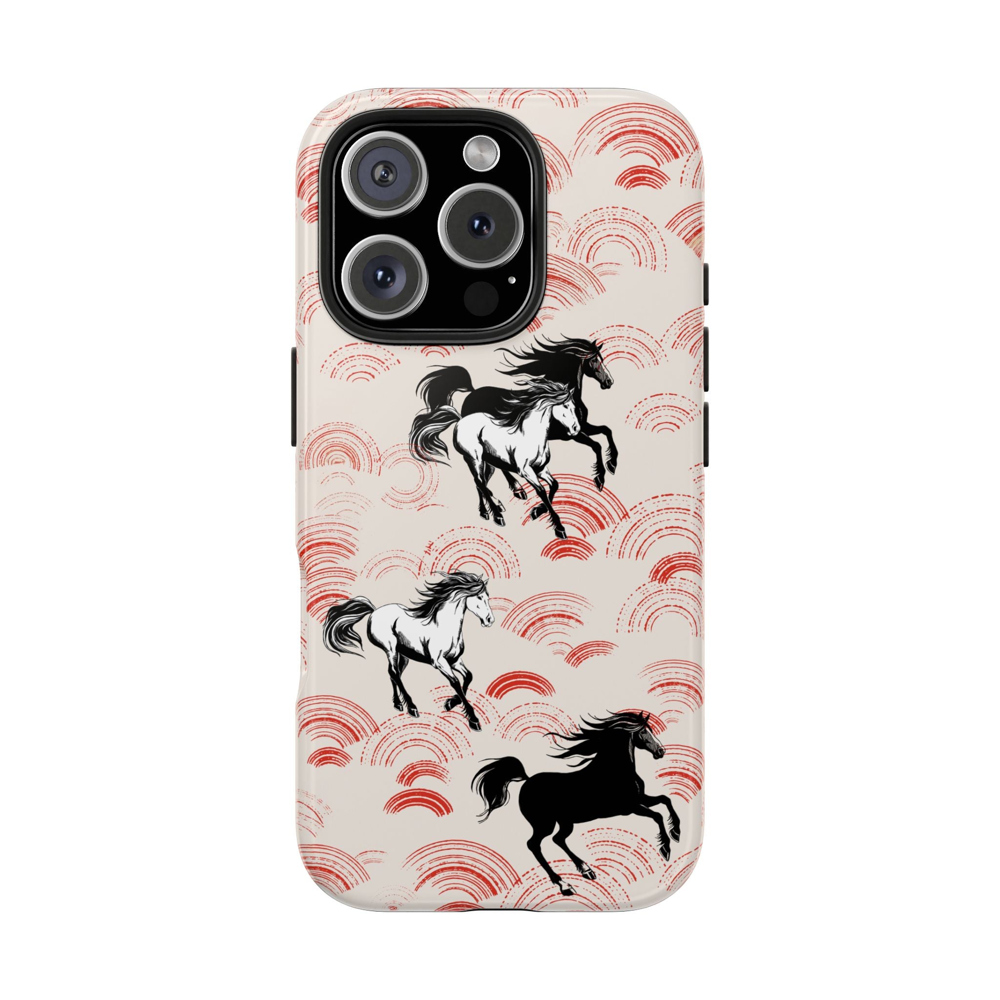 Japanese Woodblock Edition Equestrian iPhone Case