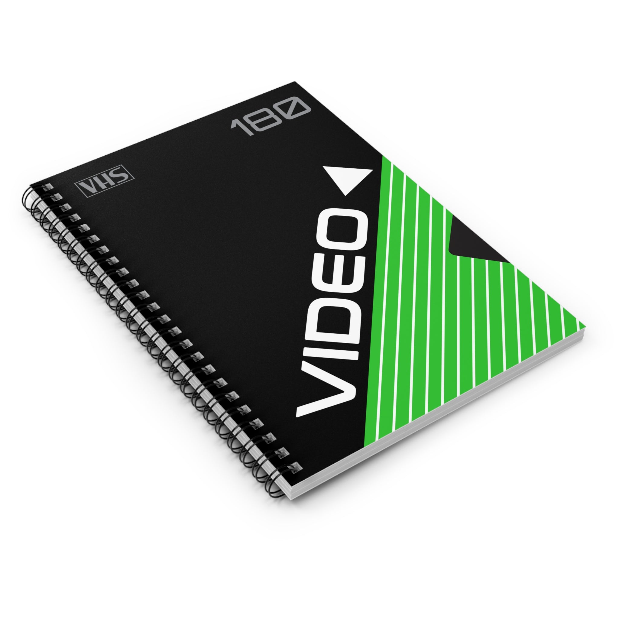 Green Retro VHS Tape Sleeve Notebook