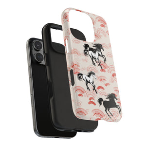 Japanese Woodblock Edition Equestrian iPhone Case