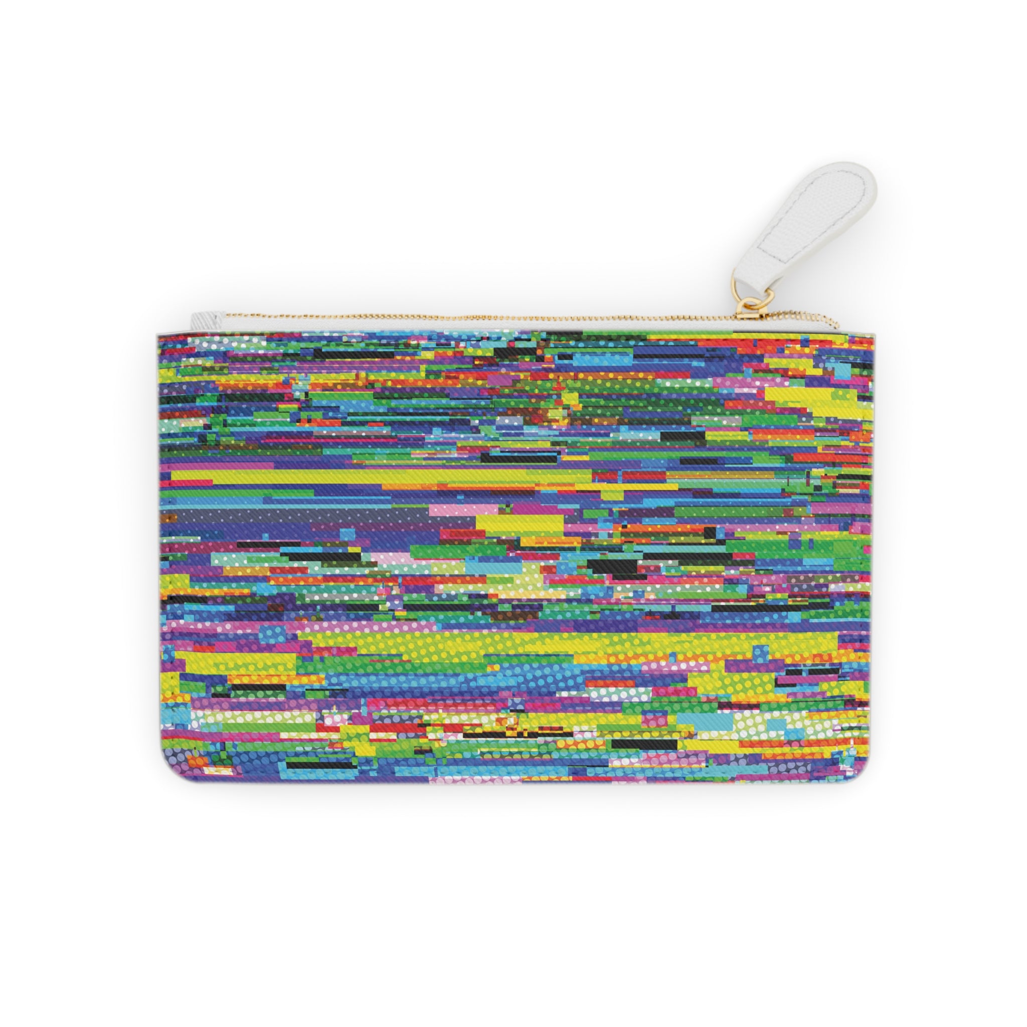 VHS Video Glitch Mini Clutch Bag