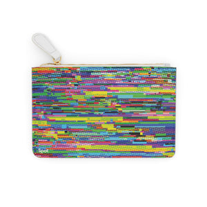 VHS Video Glitch Mini Clutch Bag